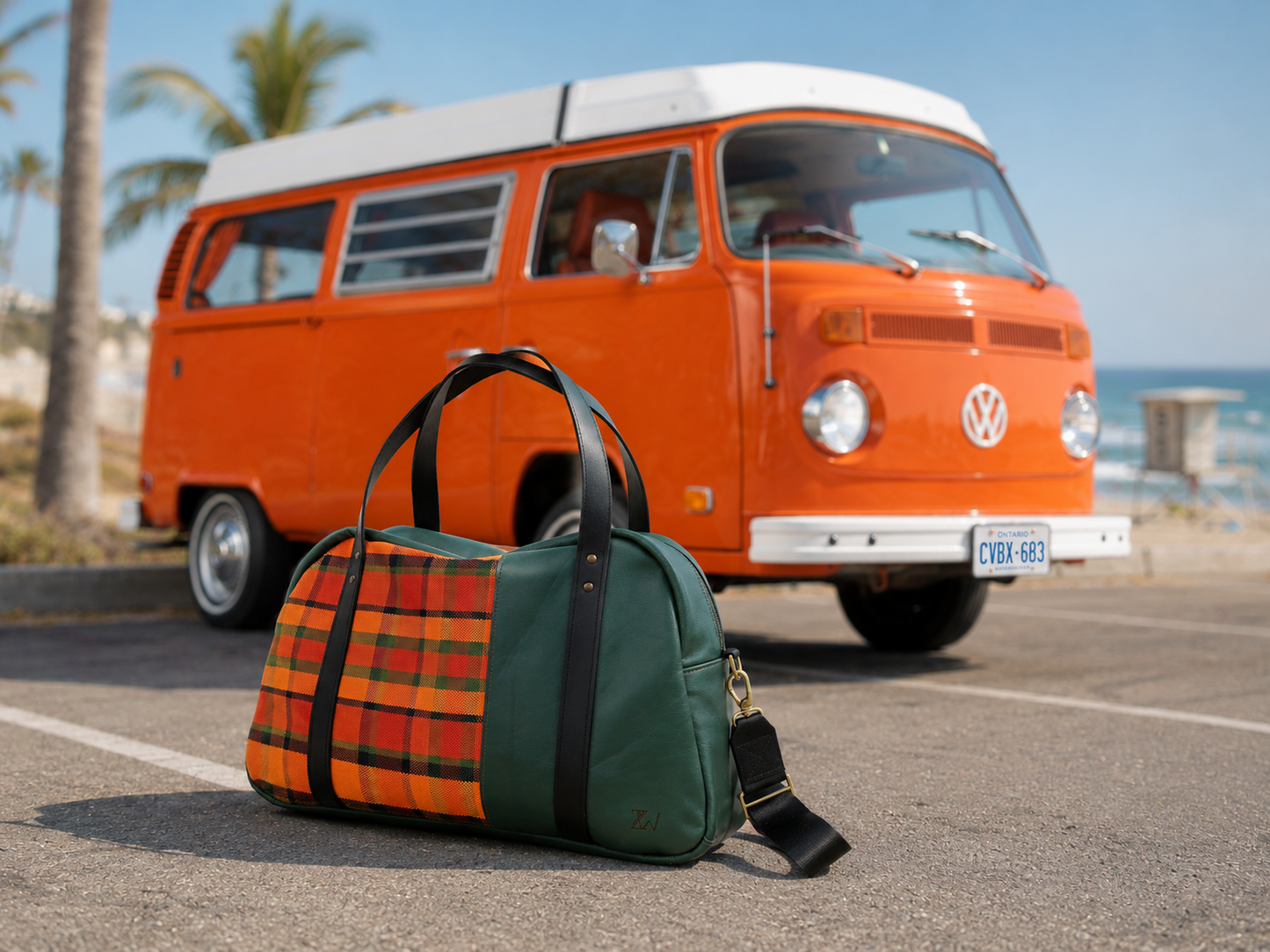1975 Volkswagen Westfalia T2 Weekender - Orange Plaid