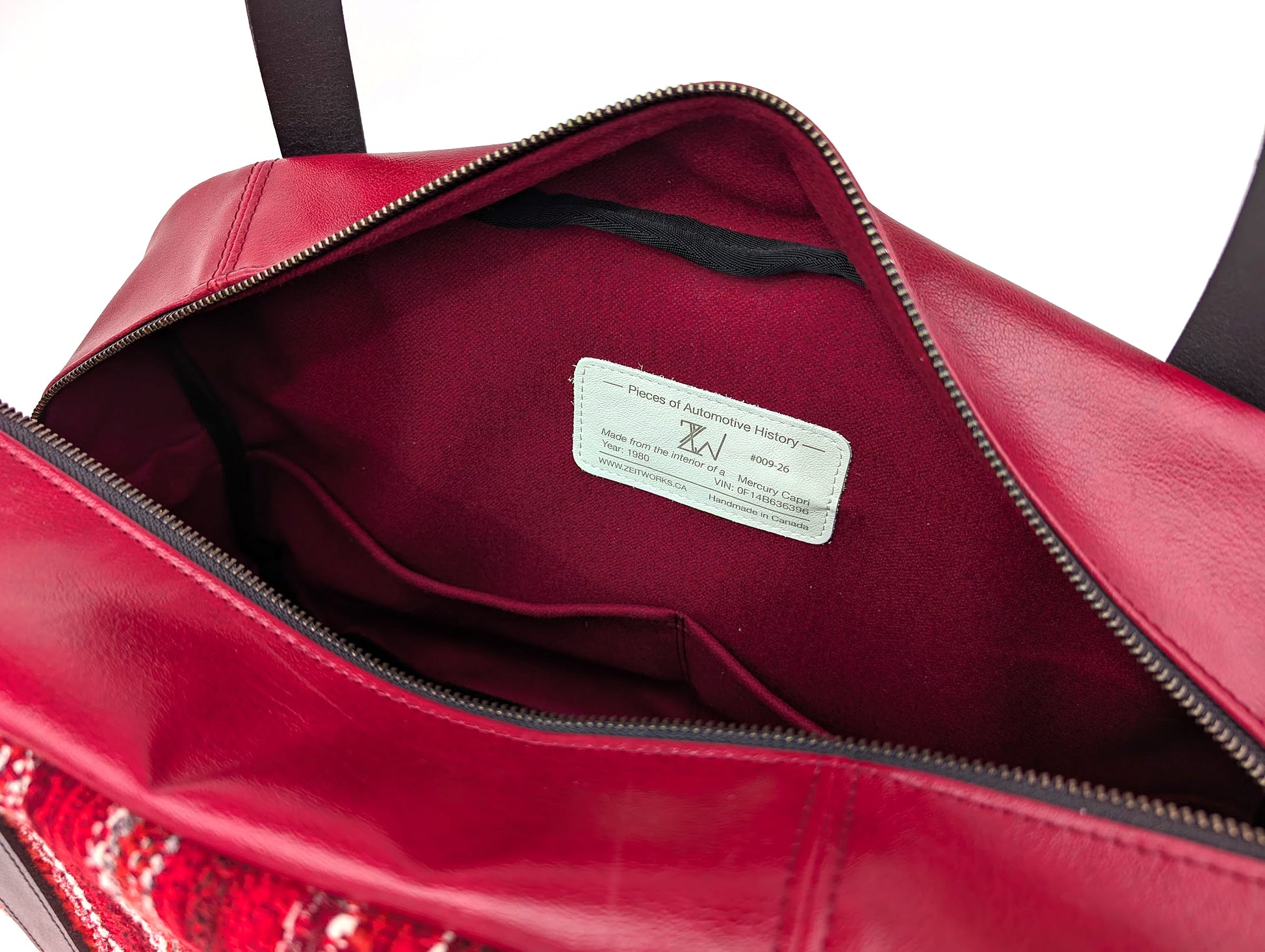 Weekender - 1980 Mercury Capri — strap detail