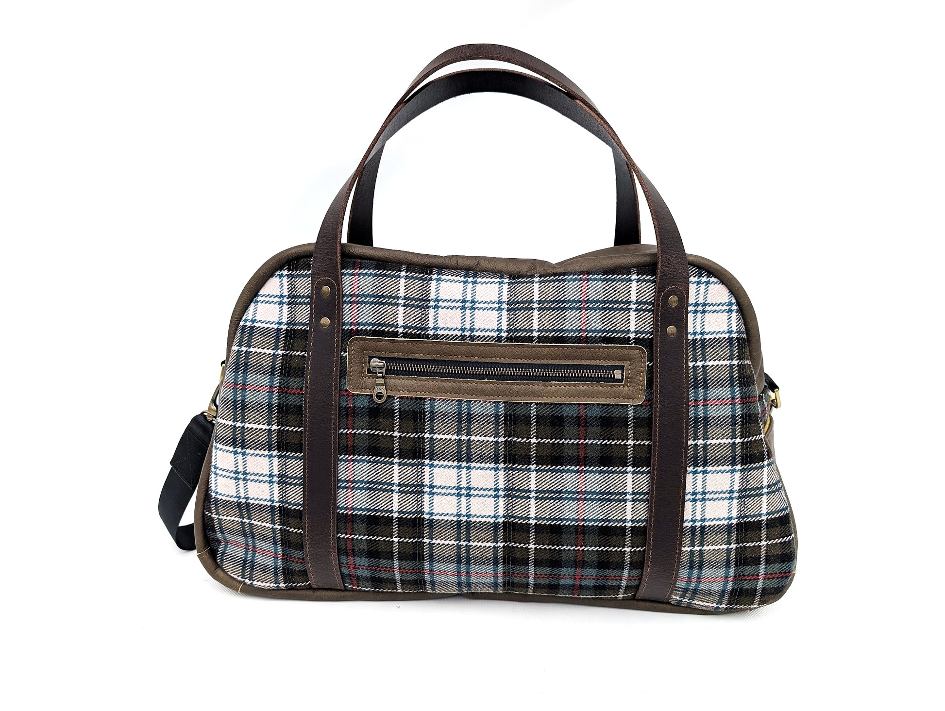 "Code 265" 930 Turbo Weekender - Mackenzie Tartan — material close-up