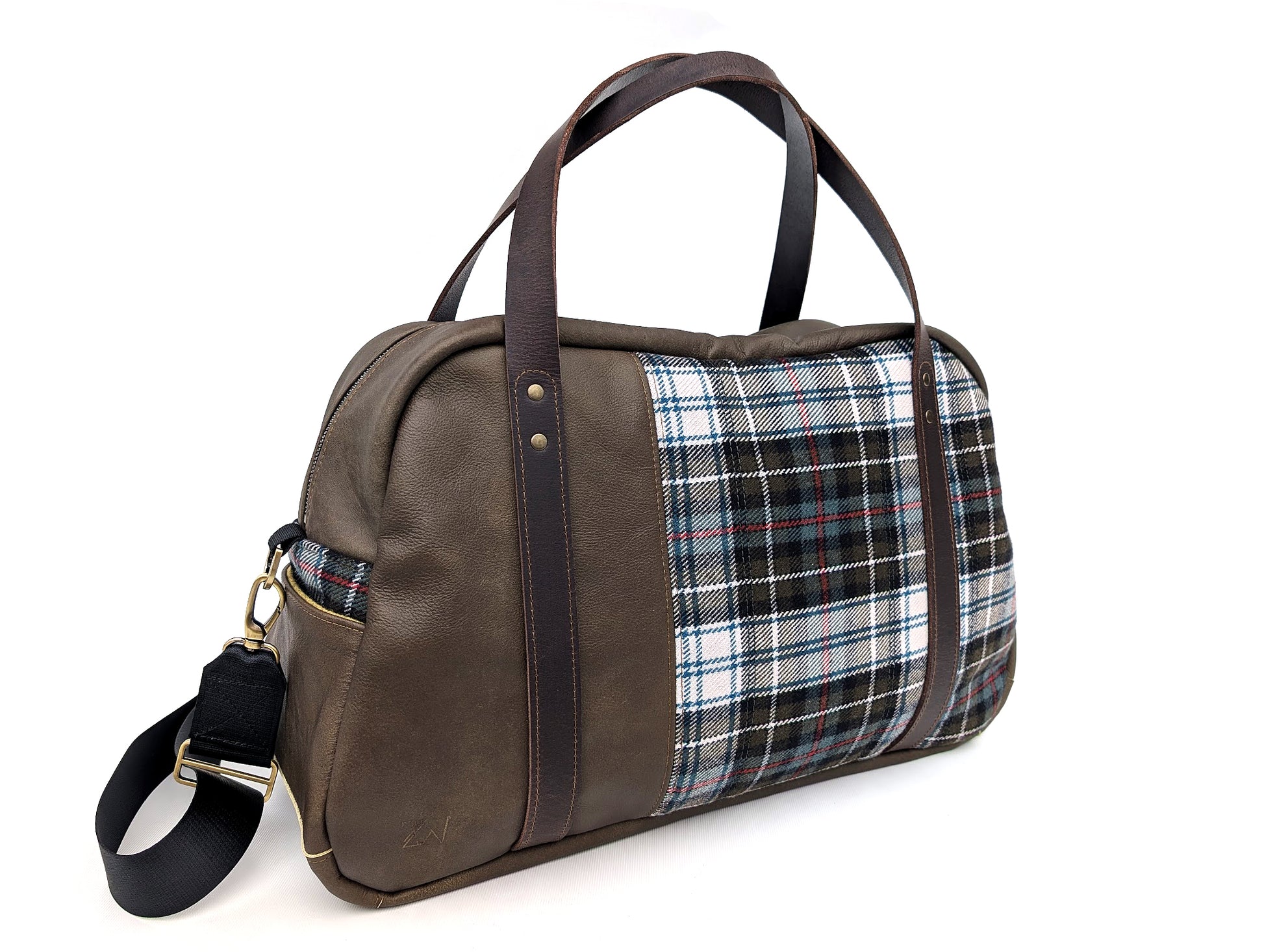 "Code 265" 930 Turbo Weekender - Mackenzie Tartan — strap detail