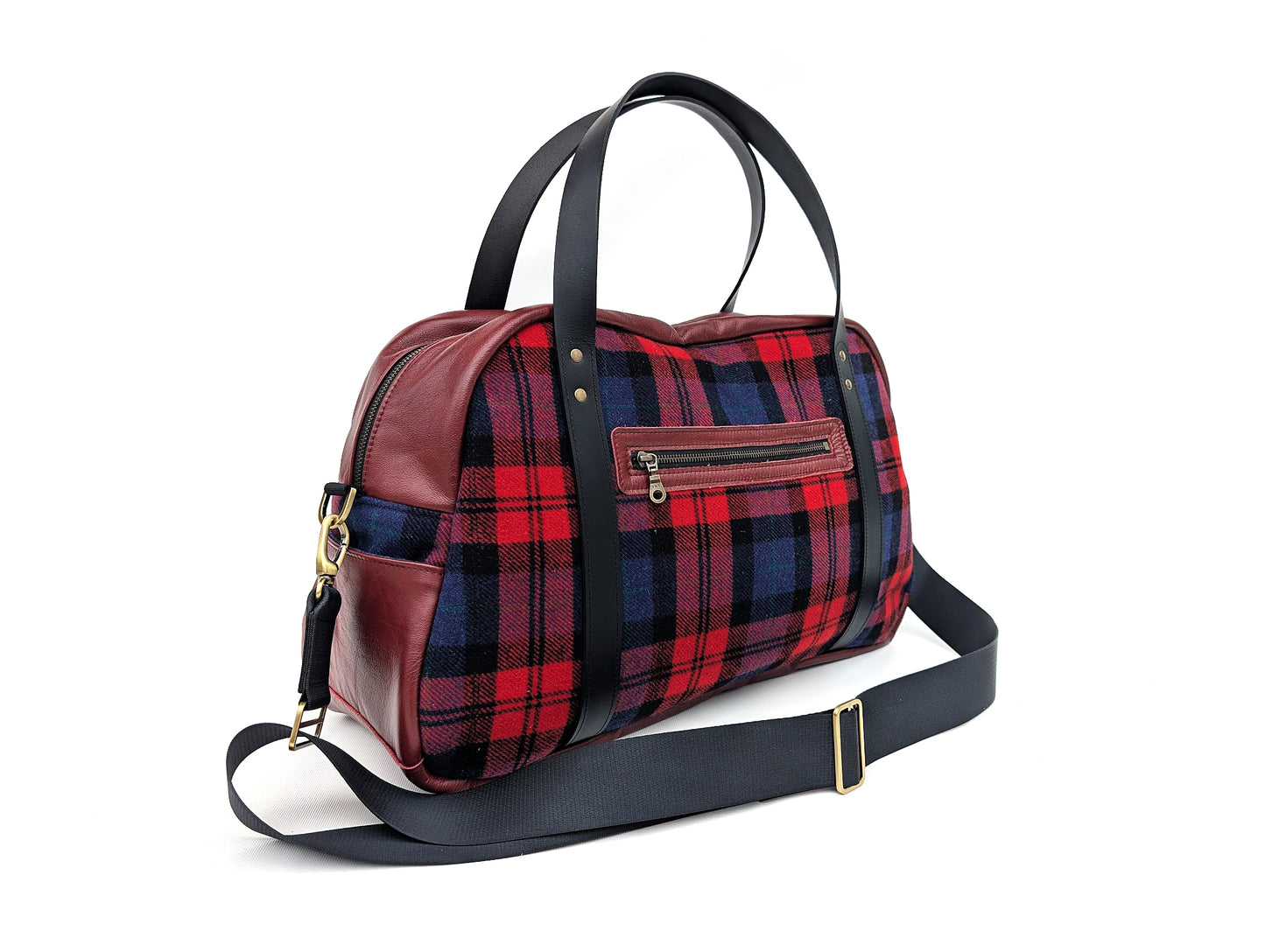 "No. 1" 911 Turbo Weekender - McLaughlan Tartan — material close-up
