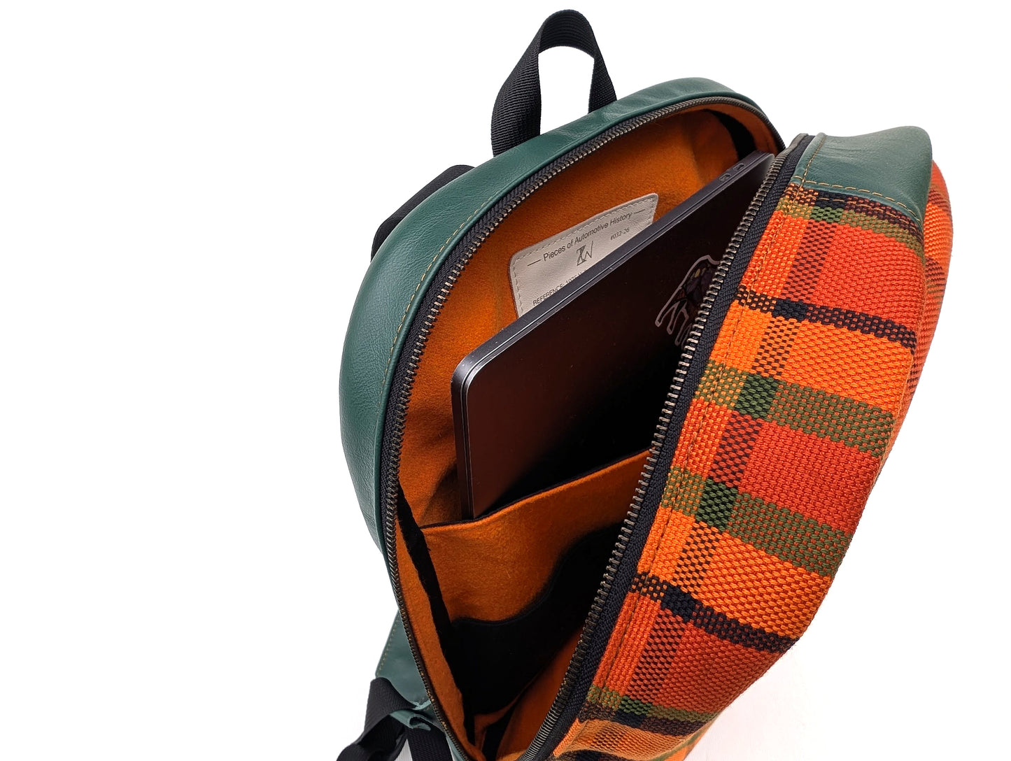 1975 Volkswagen Westfalia T2 Backpack - Orange Plaid