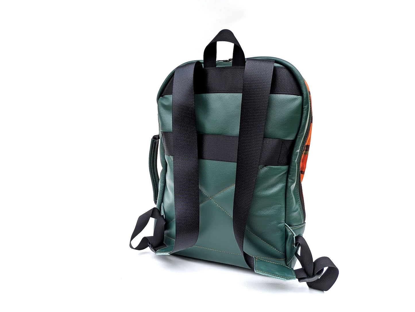 1975 Volkswagen Westfalia T2 Backpack - Orange Plaid