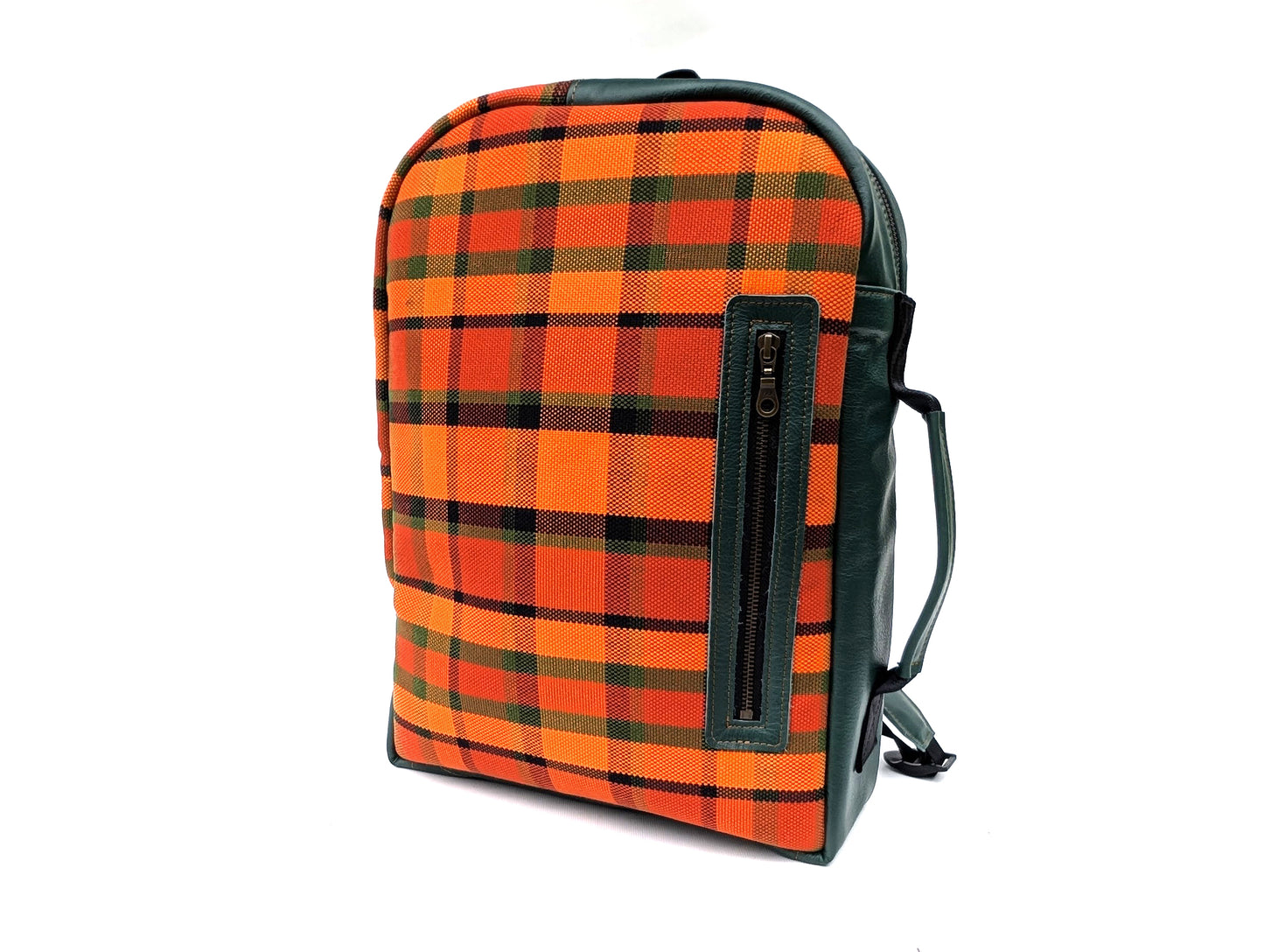 1975 Volkswagen Westfalia T2 Backpack - Orange Plaid