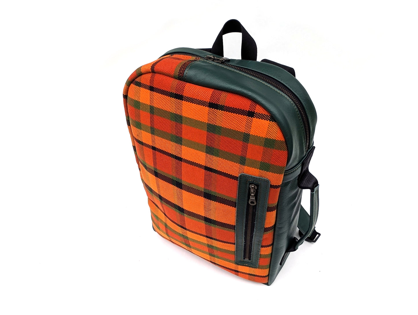 1975 Volkswagen Westfalia T2 Backpack - Orange Plaid